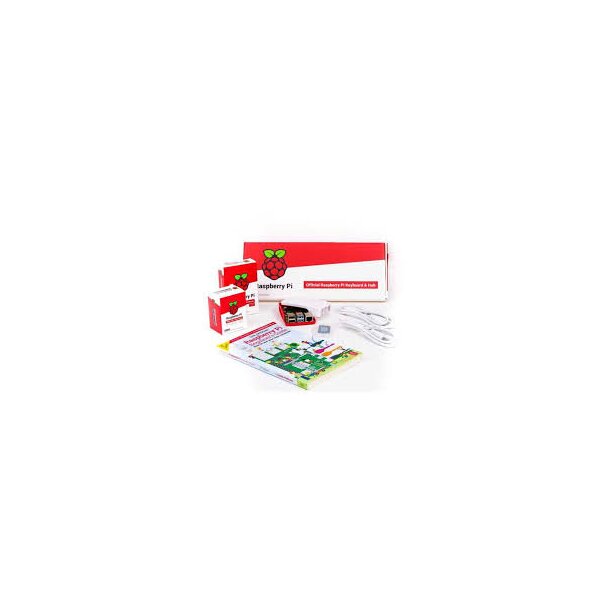 Raspberry Pi4 Desktop Kit components & packaging, EU