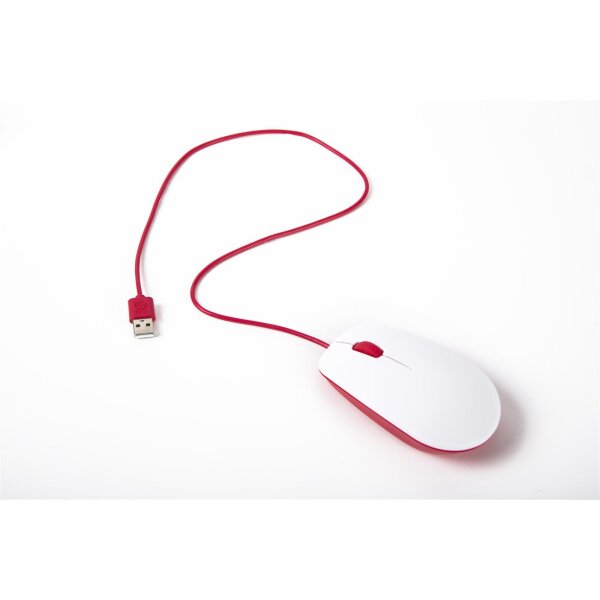 RPi-Mouse (Red/White) - white carton UMEC01531