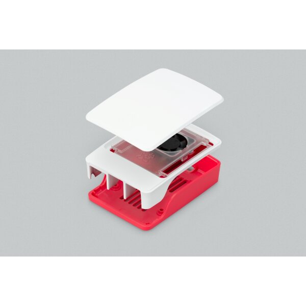Raspberry Pi 5 Case rot/weiss