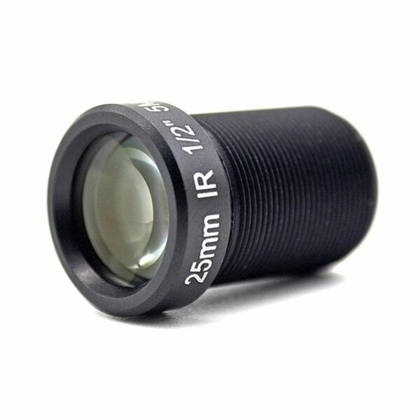 M12 Lens, 5 Megapixel, 25mm, telephoto lens, ~18 deg FOV