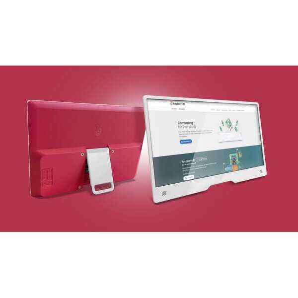 Raspberry Pi Monitor Red/Weiß