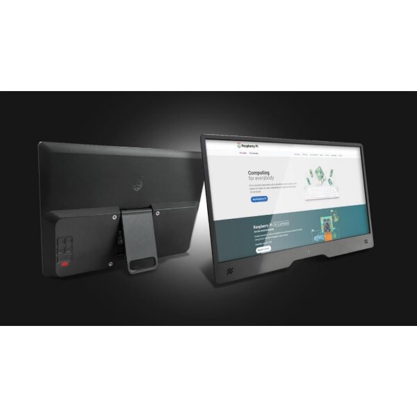 Raspberry Pi Monitor Schwarz