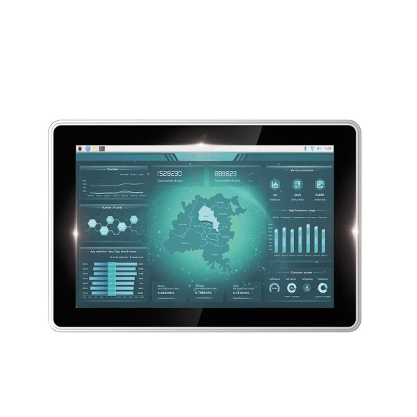 EDATEC HMI2020 Serie 10,1-Zoll Touchscreen-Industrie-HMI auf Basis von Raspberry Pi CM4