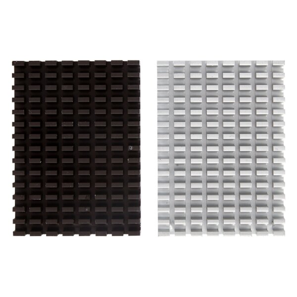 CM4-Kühler, 55 × 40 × 13,5 mm, schwarzes Aluminium