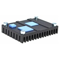 CM4 Cooler, 55X40X13,5MM,  Black Aluminum
