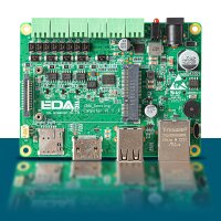 EDATEC CM4Sensing industrial IoT and data acquisition computer based on Raspberry Pi CM4, 4 GB RAM, 32 GB eMMC, with Wi-Fi and Bluetooth, EU 4G module, metal case