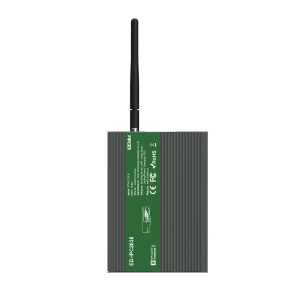 EDATEC IPC2632 Serie Industriecomputer auf Basis von Raspberry Pi CM4, 8 GB RAM, 32 GB eMMC, WLAN/Bluetooth, 4G-Modul EU