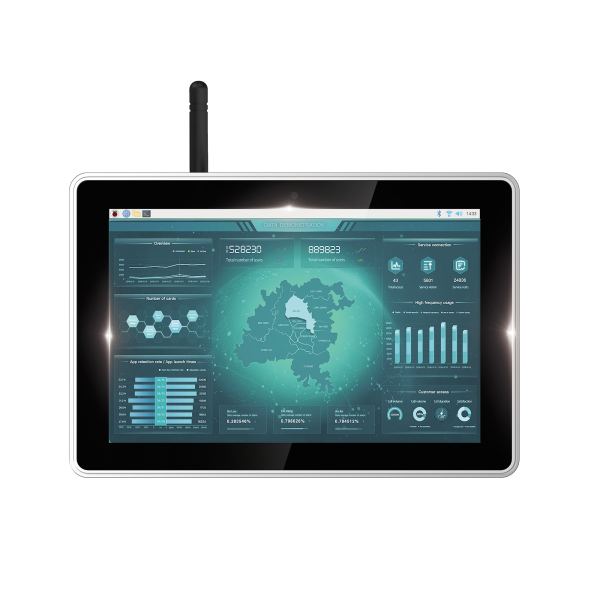 EDATEC HMI2120 Serie 10,1-Zoll Hochleistungs-Industrie-HMI auf Basis von Raspberry Pi CM4