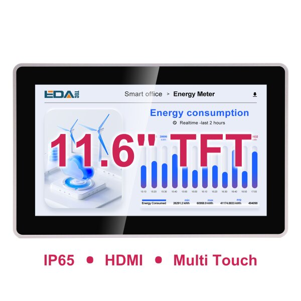 EDATEC Industrial HDMI 11.6" Touch Screen Monitor