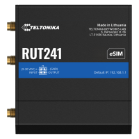 RUT241 - INDUSTRIAL CELLULAR ROUTER - 4G LTE (Cat 4)