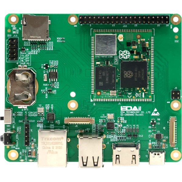 ED-CM0NANO - SINGLE BOARD COMPUTER - RASPBERRY PI CM0 - 8GB eMMC