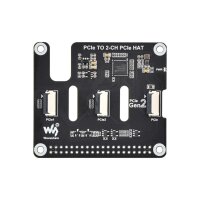 2-Ch PCIe FFC Adapter Board For Raspberry Pi 5