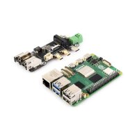 PCIe To M.2 Multifunctional Adapter, Compatible with Raspberry Pi 5, Two Power Supply Methods, Supports Dual 4K Outputs